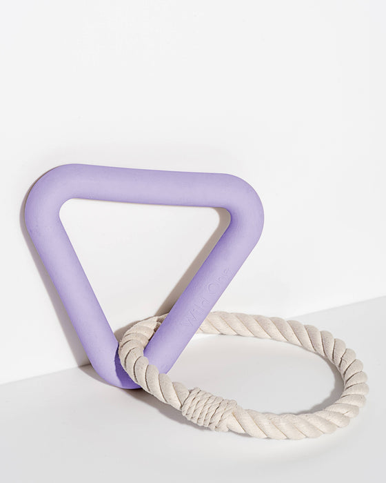 Lilac Triangle Tug Toy